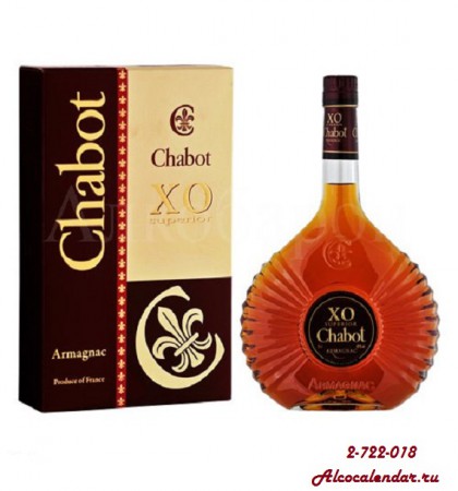 Chabot Armagnac XO Superior -Французский Арманьяк. 35-летней выдержки. 1L- 3600